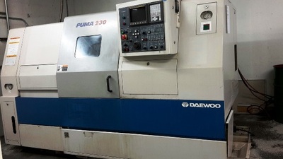 2001 DAEWOO PUMA 230C CNC LATHES 2 AXIS | Quick Machinery Sales, INC.