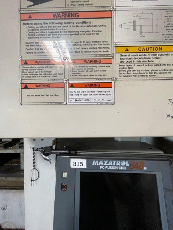 2002 MAZAK FJV 35/ 120 MACHINING CENTERS, VERTICAL | Quick Machinery Sales, Inc.